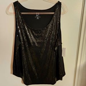NWT Sequin Tank Top XXL